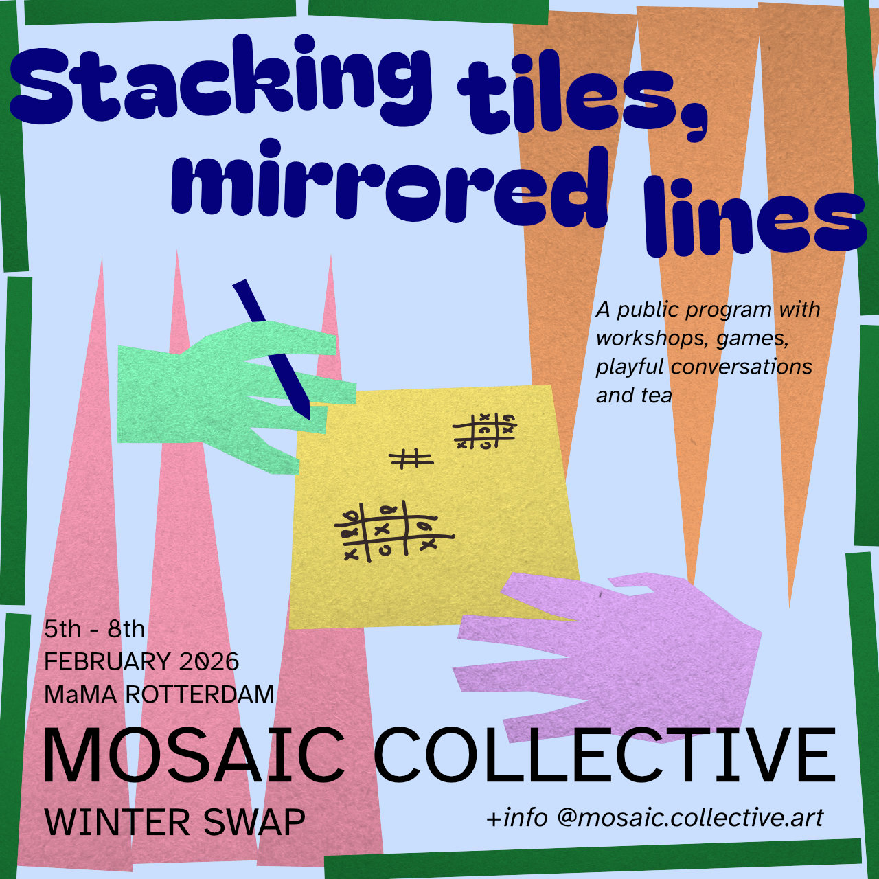 WINTERSWAP: Stacking Tiles, Mirrored Lines – MaMA